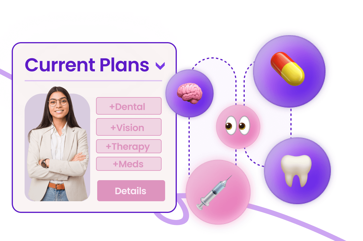 Access and management of all  insurance plans easily in one central hub with Alyve Health.